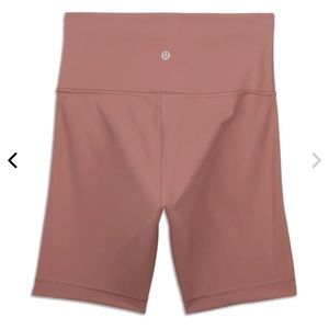 Blush pink align lululemon shorts